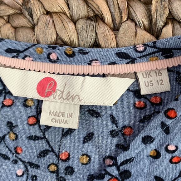 BODEN Winnie Blouse size 12 - Picture 4 of 7